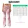 Blush Rose Tie-Dye Wash for Relaxed Weekend Lounging and Everyday Style for Women Leggings - 7