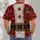 Santa Suit Snowflakes for Festive Christmas Parties and Cozy Holiday Gatherings for Men All-over Print Unisex T-shirt - 6
