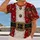 Santa Suit Snowflakes for Festive Christmas Parties and Cozy Holiday Gatherings for Men All-over Print Unisex T-shirt - 2