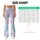 Pastel Pink Mint And Lavender Tie Dye Swirls For Relaxed Weekend Lounge And Yoga Style Leggings - 7