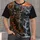 Majestic Deer, Waterfall and Autumn Forest for Hiking, Hunting and Camping Adventures All-over Print Unisex T-shirt - 4