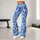 Blue Paisley Motifs for Relaxed Weekend Outings and Easy Everyday Style for Women Leggings - 10