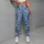 Blue Paisley Motifs for Relaxed Weekend Outings and Easy Everyday Style for Women Leggings - 4