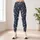 Navy And Ivory Ditsy Florals For Polished Weekend Outings And Everyday Casual Style Leggings - 4