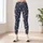 Navy And Ivory Ditsy Florals For Polished Weekend Outings And Everyday Casual Style Leggings - 6