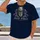 Gothic Prayer Warrior Helmet and Cross for Church Retreats and Prayer Meetings Men All-over Print Unisex T-shirt - 2