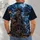Skeleton Pirate Treasure at Haunted Helm for Halloween Parties and Spooky Nights All-over Print Unisex T-shirt - 6