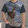 Whitetail Buck in Frosted Forest for Winter Hunting and Outdoor Scouting Adventures All-over Print Unisex T-shirt - 4