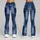 Indigo Denim-Look Panels for Casual Weekends and Relaxed Everyday Streetwear Style Leggings - 9