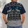 Christmas Reindeer Snowflakes and Alpine Forest for Holiday Camping and Outdoor Gifts All-over Print Unisex T-shirt - 4