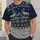 Christmas Reindeer Snowflakes and Alpine Forest for Holiday Camping and Outdoor Gifts All-over Print Unisex T-shirt - 5