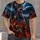Winged Celestial Warrior Battle Scene for Mythology Fans and Fantasy Gift Collectors All-over Print Unisex T-shirt - 4