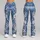 Vintage Blue Denim-Inspired Florals for Elegant Casual Outings and Everyday Bohemian Style Leggings - 9