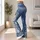 Vintage Blue Denim-Inspired Florals for Elegant Casual Outings and Everyday Bohemian Style Leggings - 11