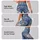 Vintage Blue Denim-Inspired Florals for Elegant Casual Outings and Everyday Bohemian Style Leggings - 2