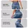 Vintage Blue Denim-Inspired Florals for Elegant Casual Outings and Everyday Bohemian Style Leggings - 8
