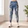 Vintage Blue Denim-Inspired Florals for Elegant Casual Outings and Everyday Bohemian Style Leggings - 4