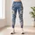 Vintage Blue Denim-Inspired Florals for Elegant Casual Outings and Everyday Bohemian Style Leggings - 6