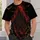 Gothic Cathedral, Crimson Smoke And Bats For Dark Nightlife And Halloween Gatherings All-over Print Unisex T-shirt - 6