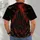 Gothic Cathedral, Crimson Smoke And Bats For Dark Nightlife And Halloween Gatherings All-over Print Unisex T-shirt - 4