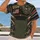 Eagle and Flag Camouflage for Patriotic Outdoor Travel and Everyday Wear All-over Print Unisex T-shirt - 2
