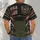 Eagle and Flag Camouflage for Patriotic Outdoor Travel and Everyday Wear All-over Print Unisex T-shirt - 6