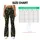 Emerald Christmas Trees And Golden Snowflakes For Elegant Holiday Celebrations Leggings - 7