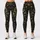 Emerald Christmas Trees And Golden Snowflakes For Elegant Holiday Celebrations Leggings - 3