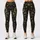Emerald Christmas Trees And Golden Snowflakes For Elegant Holiday Celebrations Leggings - 1