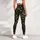 Emerald Christmas Trees And Golden Snowflakes For Elegant Holiday Celebrations Leggings - 4
