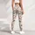 Ivory Wildflower Meadow for Fresh Spring Days and Relaxed Garden Weekends Leggings - 6