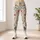 Ivory Wildflower Meadow for Fresh Spring Days and Relaxed Garden Weekends Leggings - 6