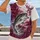 Bass and Deer Wilderness Scene for Fishing, Hunting and Outdoor Recreation Enthusiasts All-over Print Unisex T-shirt - 2