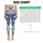 Indigo Blue Botanical Blooms and Vines for Relaxed Spring and Summer Garden Outings Leggings - 1