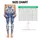 Indigo Blue Botanical Blooms and Vines for Relaxed Spring and Summer Garden Outings Leggings - 3