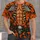 Skeleton Hands, Pumpkin Faces and Spooky Costume Style for Halloween Party Nights All-over Print Unisex T-shirt - 1