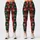 Red and Green Plaid Snowflake Holiday Style for Cozy Christmas Celebrations for Women Leggings - 1