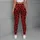 Red And Black Leopard Spots For Bold Everyday Style And Night Out Looks Leggings - 6