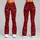 Red And Black Leopard Spots For Bold Everyday Style And Night Out Looks Leggings - 9
