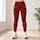 Red And Black Leopard Spots For Bold Everyday Style And Night Out Looks Leggings - 6