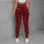 Red And Black Leopard Spots For Bold Everyday Style And Night Out Looks Leggings - 4