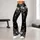 Black And Ivory Botanical Flowers For Elegant Everyday Style And Chic Wardrobe Looks Leggings - 10