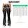 Black And Ivory Botanical Flowers For Elegant Everyday Style And Chic Wardrobe Looks Leggings - 7