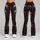 Gothic Skulls, Crimson Roses For Halloween Parties And Spooky Season Style For Her Leggings - 9