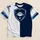 Midnight Navy Football Shield for Game Day and Weekend Sports Fans All-over Print Unisex T-shirt - 1
