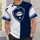 Midnight Navy Football Shield for Game Day and Weekend Sports Fans All-over Print Unisex T-shirt - 5