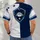 Midnight Navy Football Shield for Game Day and Weekend Sports Fans All-over Print Unisex T-shirt - 6