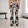 Cream and Black Cowhide Accents for Western Weekends and Everyday Country Lifestyle Leggings - 10