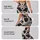 Cream and Black Cowhide Accents for Western Weekends and Everyday Country Lifestyle Leggings - 2