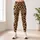 Golden Tan and Black Leopard Spots for Chic Everyday Style, Travel, and Weekend Wear Leggings - 4